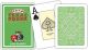 Покер карти Texas Poker 100% Plastic, светлозелен гръб