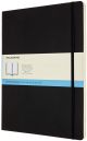 Черен тефтер Moleskine Classic Black A4 с меки корици и листа на точки
