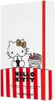 Голям бял тефтер Moleskine Hello Kitty с нелинирани страници, Limited Edition