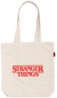 Шопинг чанта Stranger Things Logo, бяла