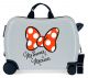 Твърд светлосив куфар Minnie Mouse Good Vibes за ръчен багаж