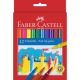 Флумастери 12 Цвята Faber-Castell