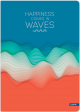 Тетрадка Lastva Waves, A4, 96 листа, широки редове