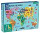 Детски пъзел Crocodile Creek Map Of The World - Карта на света, 78 части