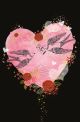 Картичка Editor: Розово сърце