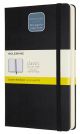Черен тефтер Moleskine Classic Notebook Squared Expanded Version Black с твърди корици и листа на малки квадратчета