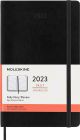 Класически черен ежедневник тефтер - органайзер Moleskine Black за 2023 г. с меки корици