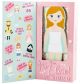Дървена кукла за преобличане Floss & Rock, Magnetic Dress up Doll - Elsie