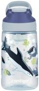Детска бутилка за вода Contigo Gizmo Flip с акули, 420 мл.