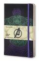 Голям черен тефтер Moleskine The Avengers Incredible Hulk - Хълк с широки редове, Limited Edition