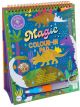 Тефтер за оцветяване с вода Floss & Rock, Magic Colour-in pad, Dinosaur - Динозаври