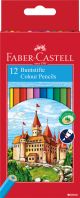 Класически цветни моливи Faber-Castell, 12 цвята