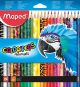 Цветни моливи Maped Color'Peps Animals, 24 цвята