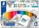 Комплект цветни моливи Staedtler Johanna Basford Ergosoft, 36 цвята