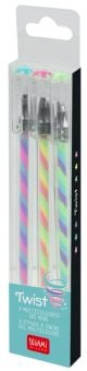 Комплект многоцветни гел химикалки Legami Twist Multicolor