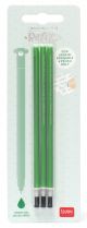 Комплект пълнители за гел химикалки Legami, зелени