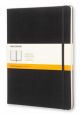 Голям черен тефтер Moleskine Classic Black с твърди корици и линирани страници