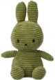 Плюшена играчка Miffy Sitting Corduroy - Маслинено зелен заек, 23 см.
