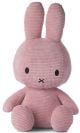 Плюшена играчка Miffy Sitting Corduroy - Розов заек, 50 см.