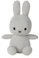 Плюшена играчка Miffy Sitting Corduroy - Светлосив заек, 23 см.