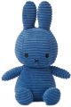 Плюшена играчка Miffy Sitting Corduroy - Тъмносин заек, 23 см.