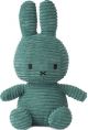 Плюшена играчка Miffy Sitting Corduroy - Тъмнозелен заек, 23 см.