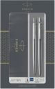 Комплект Parker - Химикалка и автоматичен молив Jotter Stainless Steel