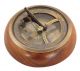 Слънчев часовник и компас Sea Club, С дървена основа