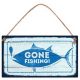 Табелка за стена - Gone fishing (Be back someday)