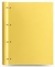 Тефтер Filofax Clipbook Classic Pastels A4 Notebook Lemon с метални рингове