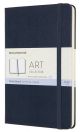 Тефтер Moleskine Art Sketchbook Medium Sapphire Blue с твърди корици