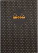 Тетрадка Rhodia Heritage Moucheture Black, 64 страници на широки редове