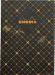 Тетрадка Rhodia Heritage Quadrille Black, 64 страници на малки квадратчета