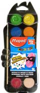 Водни боички Maped Color'Peps, 12 цвята + четка