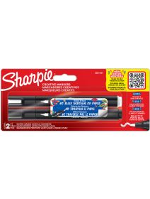 Комплект акрилни маркери Sharpie Creative Bullet Tip, 2 цвята