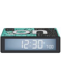 Смарт часовник с аларма Lexon x Jean-Michel Basquiat, Flip+ Equals Pi