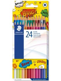Комплект цветни моливи Staedtler Comic 175, 24 цвята