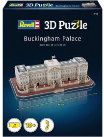 3D пъзел Revell - Бъкингамският дворец, 72 части