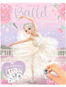 Книжка със стикери Top Model Stickerworld - Балерина