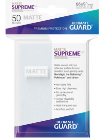Протектори за карти Ultimate Guard: Supreme UX Sleeves Matte, 50 бр.