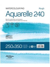 Скицник Drasca Watercolour Pad Aquarelle Rough, 15 бели листа