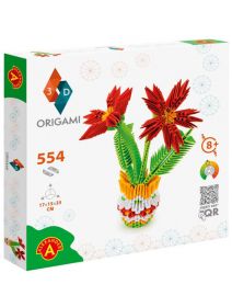 Творчески комплект за 3D оригами Alexander - Саксия с цветя