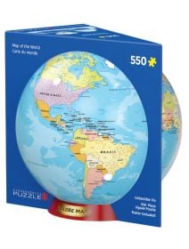 Пъзел Eurographics - Карта на света, 550 части