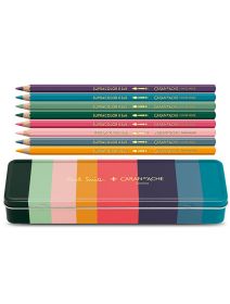 Комплект цветни моливи Caran d'Ache Supracolor Soft Paul Smith, 8 цвята