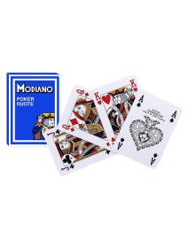 Карти Modiano Poker Route, син гръб