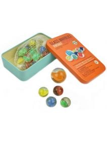 Класическа игра Legami - Стъклени топчета с метална кутия