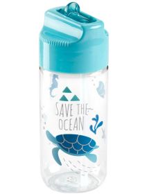 Бутилка за вода от тритан Miquelrius Save The Ocean, синя