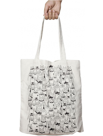 Чанта за пазаруване Simetro Books - Котки