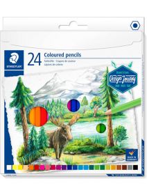 Комплект цветни моливи Staedtler Design Journey, 24 цвята