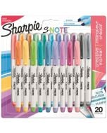 Комплект маркери Sharpie S-Note, 20 цвята